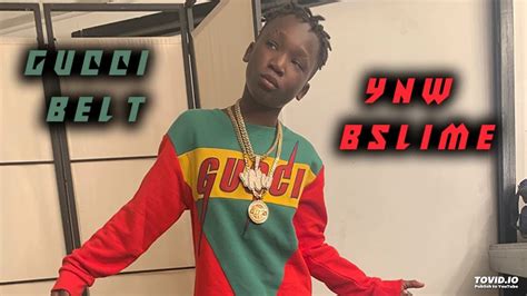 songs about gucci belt|gucci belt ynw bslime.